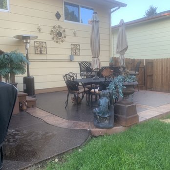 Garage Experts - Different angle of patio from the opposite side. The back gate is in the top right hand corner that you first saw. - Flooring Near Me - Colorado Springs, Colorado Garage Experts - Different angle of patio from the opposite side. The back gate is in the top right hand corner that you first saw. - Flooring Near Me - Colorado Springs, Colorado