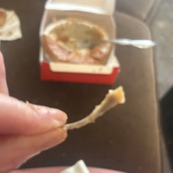 KFC - A Pot Pie with A Chicken Bone In it Could have Chocked!