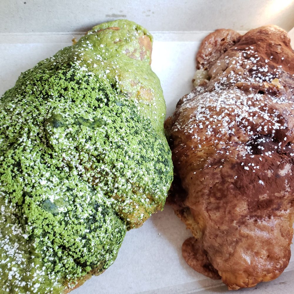 Whisk Matcha - Matcha croissant and a tiramisu croissant (both are very good) - Coffee & Tea Near Me - Vancouver, British Columbia Whisk Matcha - Matcha croissant and a tiramisu croissant (both are very good) - Coffee & Tea Near Me - Vancouver, British Columbia
