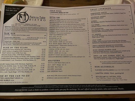 FARM TO TABLE BISTRO - 133 Photos & 268 Reviews - 1083 Rt 9, Fishkill ...