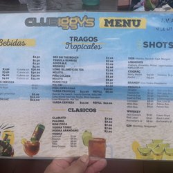 Club Iggy's - 4/30/23 menu
