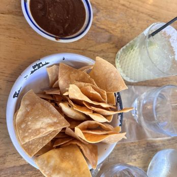 El Granjero Cantina - Chips and Salsa - they charge for chips and salsa. Odd for a Mexican Restaurant IMO - Mexican Near Me - Los Angeles, California