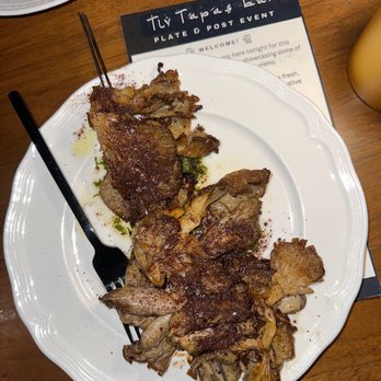 TLV Tapas Bar - Oyster mushroom - Mediterranean Near Me - Los Angeles, California TLV Tapas Bar - Oyster mushroom - Mediterranean Near Me - Los Angeles, California