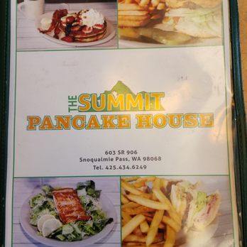 Summit Pancake House - a menu for a pancake house - Breakfast & Brunch Near Me - Snoqualmie Pass, Washington Summit Pancake House - a menu for a pancake house - Breakfast & Brunch Near Me - Snoqualmie Pass, Washington