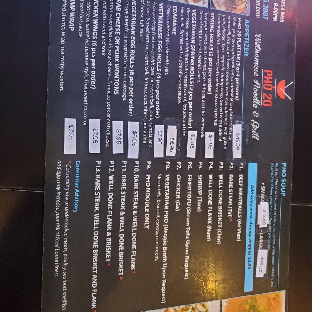 Pho 20 - Order all - Vietnamese Near Me - Avon, Colorado Pho 20 - Order all - Vietnamese Near Me - Avon, Colorado