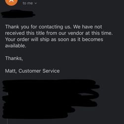 Acoustic Sounds - Another confirmation from a different person that my order will be shipped to me