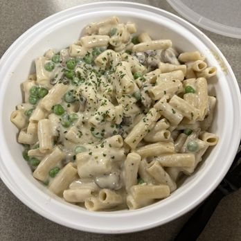 Sauci Pasta - Gluten free with cream sauce mushrooms and peas. Delish! - Pasta Shops Near Me - Saint Charles, Missouri Sauci Pasta - Gluten free with cream sauce mushrooms and peas. Delish! - Pasta Shops Near Me - Saint Charles, Missouri