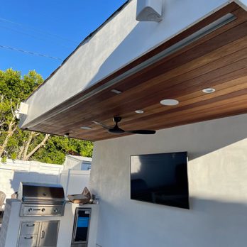 AJE Services - Tv, and outdoor speakers. Costumer is ready to have those bbq party's! - Security Systems Near Me AJE Services - Tv, and outdoor speakers. Costumer is ready to have those bbq party's! - Security Systems Near Me