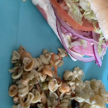 Michael's Deli - Half corned beef sandwich with pasta and potato salad - Delis Near Me - Reno, Nevada