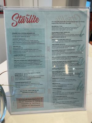 Menu photo 2 The Starlite Restaurant & Pool Bar Cocoa Beach, FL Menu photo 2 The Starlite Restaurant & Pool Bar Cocoa Beach, FL