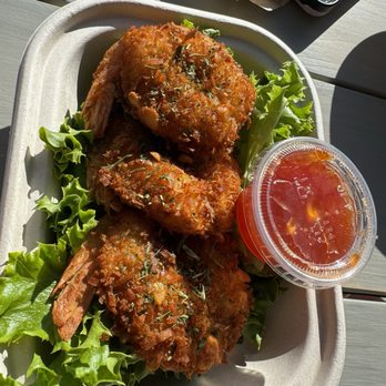 Seven Brothers - Coconut macadamia shrimp. Daaaang it's good - Burgers Near Me - Washington, Utah Seven Brothers - Coconut macadamia shrimp. Daaaang it's good - Burgers Near Me - Washington, Utah