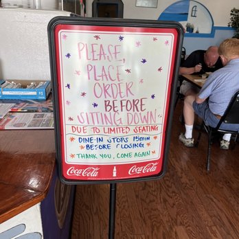 Zorbas Gyros - a sign in a restaurant - Greek Near Me - Lawrenceburg, Indiana Zorbas Gyros - a sign in a restaurant - Greek Near Me - Lawrenceburg, Indiana