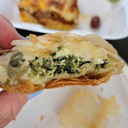 St. John's Bakery Coffee & Gifts - Spanikopita is legit! Full of feta & spinach