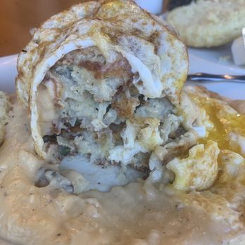 Maple Street Biscuit Company - Mobile - View of new potato fritters with green onion - Breakfast & Brunch Near Me - Mobile, Alabama Maple Street Biscuit Company - Mobile - View of new potato fritters with green onion - Breakfast & Brunch Near Me - Mobile, Alabama