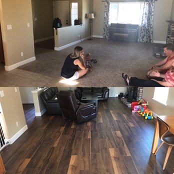 Jont'e Custom Flooring - the living room and dining room - Flooring Near Me - Challenge-Brownsville, California