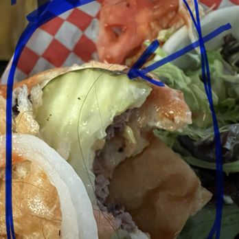 The Cotton Bottom - Hair in burger - Burgers Near Me - Holladay, Utah