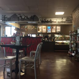 the interior of the coffee shop