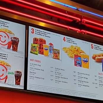 Century 16 Bayfair Mall - Concessions stand menu - Cinema Near Me - San Leandro, California Century 16 Bayfair Mall - Concessions stand menu - Cinema Near Me - San Leandro, California