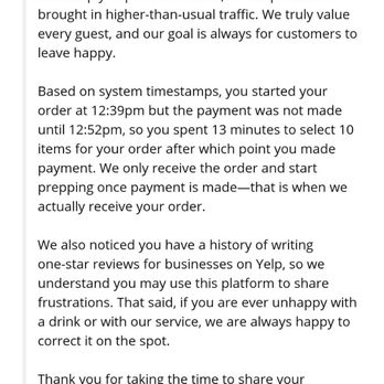 Ume Tea - business manager's repeated deleting and reposting of her comment on my review was not only atrocious but also very unprofessional - Bubble Tea Near Me - San Jose, California Ume Tea - business manager's repeated deleting and reposting of her comment on my review was not only atrocious but also very unprofessional - Bubble Tea Near Me - San Jose, California