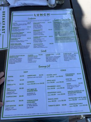 Menu photo 1 Sunrise Cafe Monterey, CA Menu photo 1 Sunrise Cafe Monterey, CA