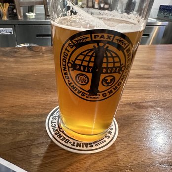 St. Benedict’s Brewery- Jasper - Raising Lazarus IPA - Pizza Near Me - Jasper, Indiana