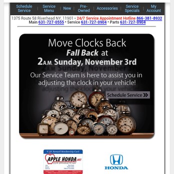 Apple Honda - Shameful and pathetic - Auto Repair Near Me - Riverhead, New York