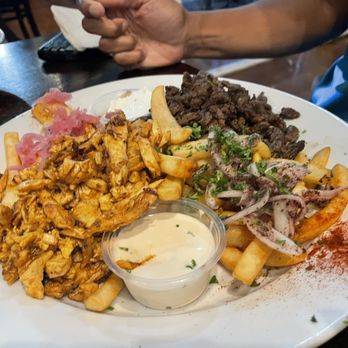 Kabobji - Mixed shawarma platter - Middle Eastern Near Me - North Miami Beach, Florida Kabobji - Mixed shawarma platter - Middle Eastern Near Me - North Miami Beach, Florida
