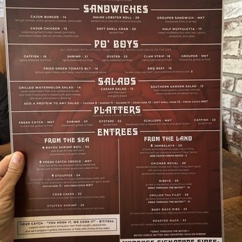 Mudbugs Cajun Kitchen - Menu - Cajun/Creole Near Me - Sanibel, Florida Mudbugs Cajun Kitchen - Menu - Cajun/Creole Near Me - Sanibel, Florida