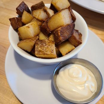 Reverie Cafe + Bar - Fried Smoked Potatoes - Vegan Near Me - Minneapolis, Minnesota Reverie Cafe + Bar - Fried Smoked Potatoes - Vegan Near Me - Minneapolis, Minnesota