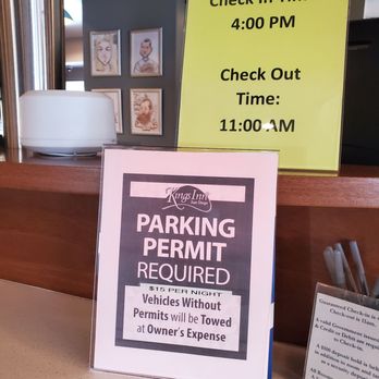 Kings Inn San Diego - Front desk signs - San Diego, CA