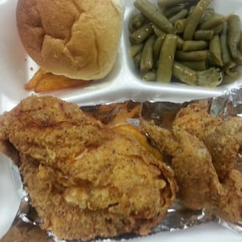 Cajun Kitchen - fried chicken, green beans and a roll - Soul Food Near Me - Omaha, Nebraska Cajun Kitchen - fried chicken, green beans and a roll - Soul Food Near Me - Omaha, Nebraska