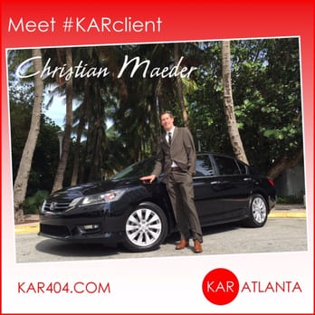 KAR Atlanta - Our #KARclient, Christian Maeder of Miami, Florida and his Honda Accord.  #KARATL - Car Dealers Near Me - Snellville, Georgia