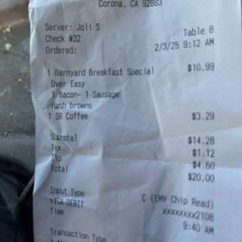 Corky's Kitchen & Bakery - Receipt - Bakeries Near Me - Corona, California Corky's Kitchen & Bakery - Receipt - Bakeries Near Me - Corona, California