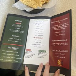 La Glorieta Mexican Restaurant - Menu