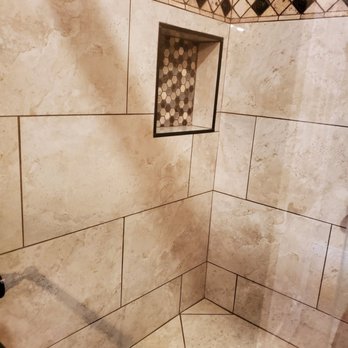 CHV Construction - Clint built an efficient bench and input the floor tile in the insert. - General Contractors Near Me - Orem, Utah