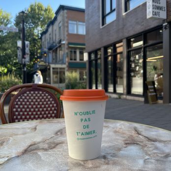 Nous Sommes Café - Outdoor seating - Coffee & Tea Near Me - Montreal, Quebec Nous Sommes Café - Outdoor seating - Coffee & Tea Near Me - Montreal, Quebec