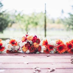 Fuller's Paradise Flowers - Bride and bridesmaid bouquet.