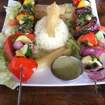 Misasa Latin Grill - Veggie skewer plate - Latin American Near Me - Oklahoma City, Oklahoma Misasa Latin Grill - Veggie skewer plate - Latin American Near Me - Oklahoma City, Oklahoma