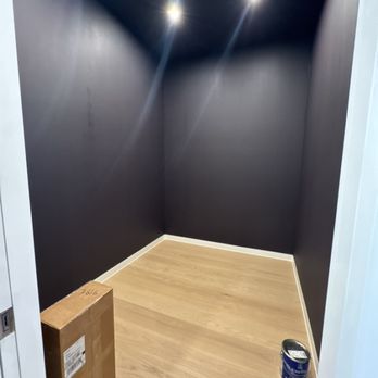 Smart & Beyond Painting - Closet painting with color-match for wallpaper background - Painters Near Me - San Francisco, California Smart & Beyond Painting - Closet painting with color-match for wallpaper background - Painters Near Me - San Francisco, California