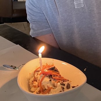 Echo & Rig - Caramel ice cream birthday dessert - Steakhouses Near Me - Las Vegas, Nevada