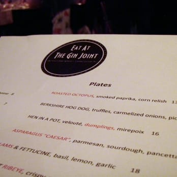 The Gin Joint - Gin Joint Menu - Cocktail Bars Near Me - Charleston, South Carolina The Gin Joint - Gin Joint Menu - Cocktail Bars Near Me - Charleston, South Carolina