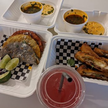 Barya Kitchen - Oxtail birria tacos & lumpia, plus jamaica & calamansi agua fresca soda! - Filipino Near Me - San Jose, California Barya Kitchen - Oxtail birria tacos & lumpia, plus jamaica & calamansi agua fresca soda! - Filipino Near Me - San Jose, California