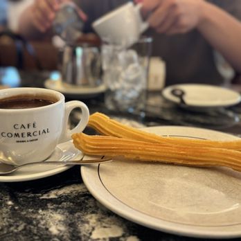 Café Comercial - Best Hot Chocolate & Churro I ever had - Coffee & Tea Near Me - Madrid, M Café Comercial - Best Hot Chocolate & Churro I ever had - Coffee & Tea Near Me - Madrid, M