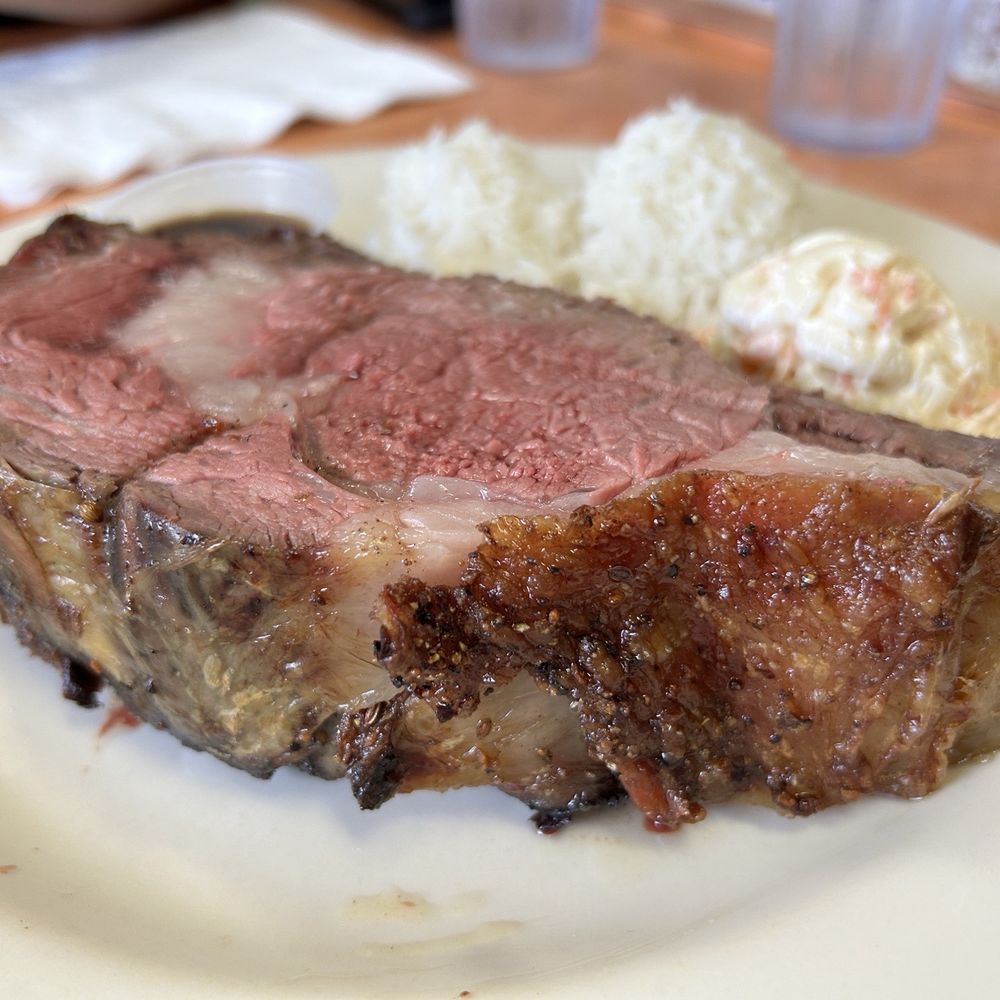 Ray's Café - Look at how thick that prime rib is! - American Near Me - Honolulu, Hawaii Ray's Café - Look at how thick that prime rib is! - American Near Me - Honolulu, Hawaii