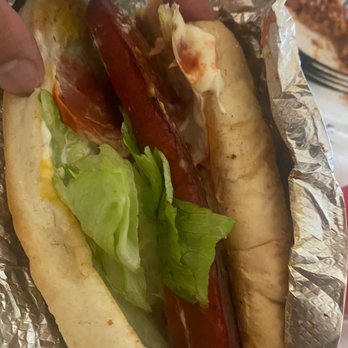 Pop's Cafe Fremont - Hot link sandwich - Puerto Rican Near Me - Fremont, California