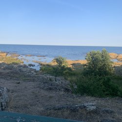 Hullehavn Camping - Udsigten fra et sted på Hullehavn camping.