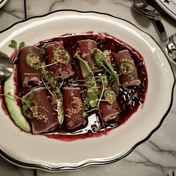 The Charles - Bluefin Tuna Carpaccio - Italian Near Me - Dallas, Texas