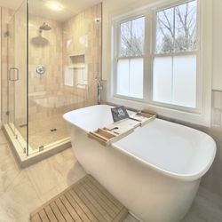Arce Pro Services - Master Bathroom Remodel completed by Arce Pro Services