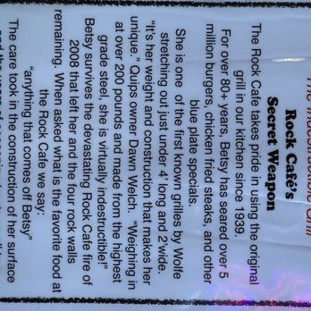 Rock Cafe - A little information about the cafe. - German Near Me - Stroud, Oklahoma