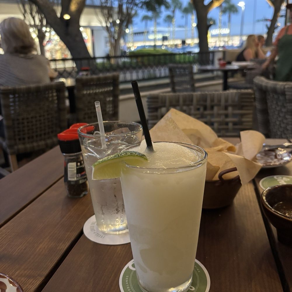 Frozen Damn Goode Margarita on the patio Frozen Damn Goode Margarita on the patio